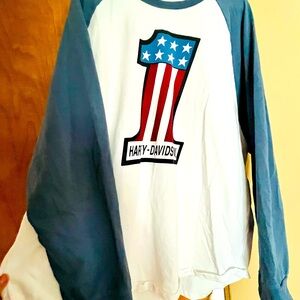 Men’s Harley Davidson #1 Racing long sleeve tee - 3XL - NEVER WORN
